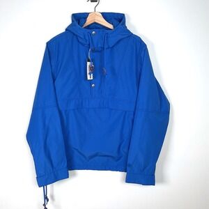 Alpine Design Anorak Jacket Water Wind Resistant Pullover‎ Blue Infusion M